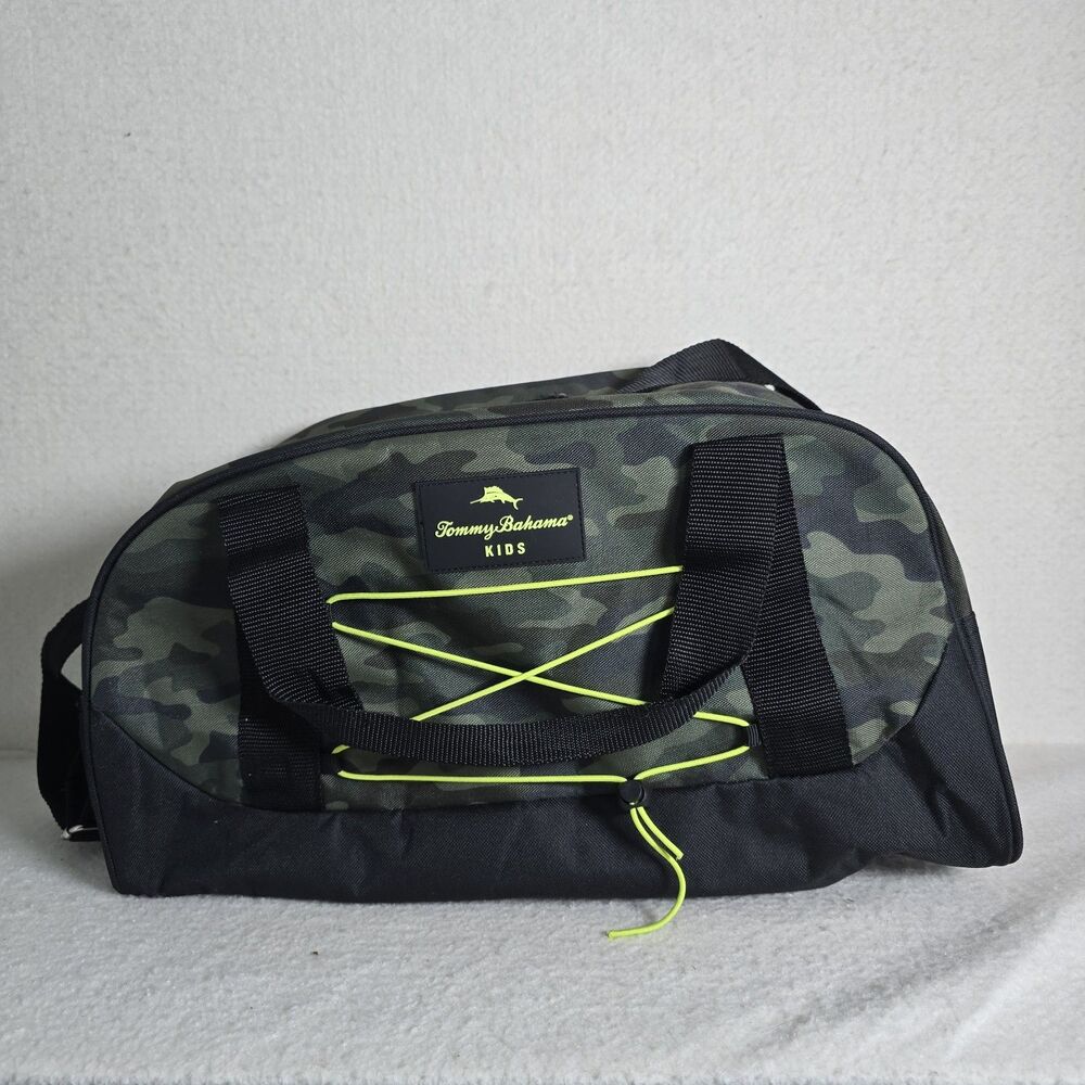 NWOT Tommy Bahama Kids Camo Duffle Bag Sports Gear